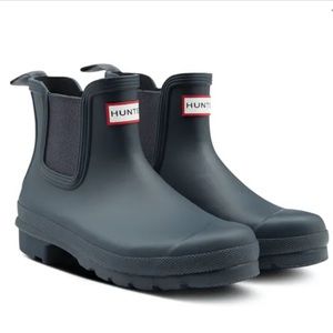 Hunter short booties | navy